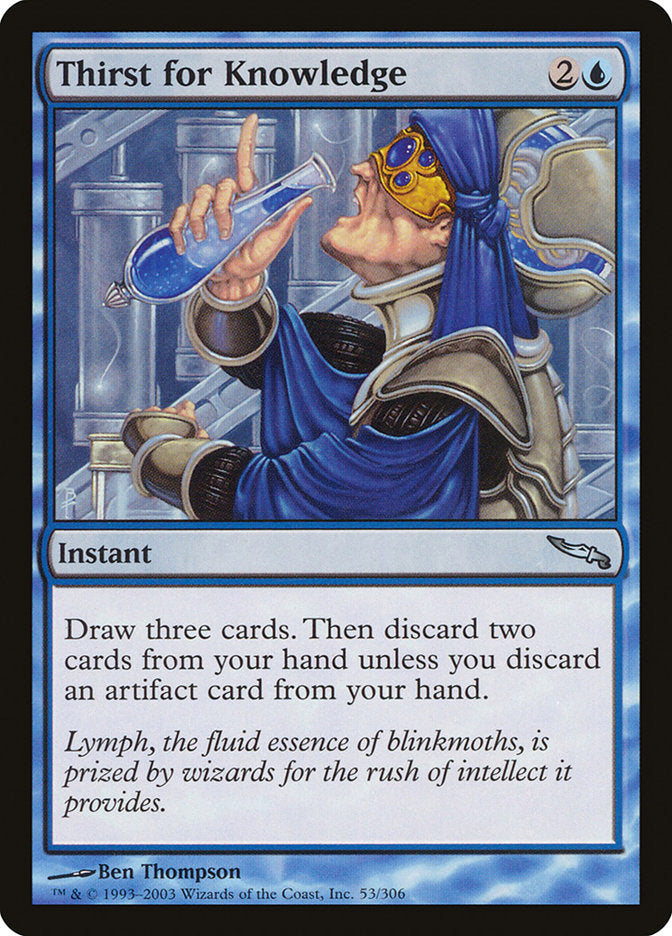 Thirst for Knowledge [Mirrodin] | Enigma On Main