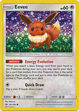 Eevee (101/149) (General Mills Promo) [Sun & Moon: Base Set] | Enigma On Main