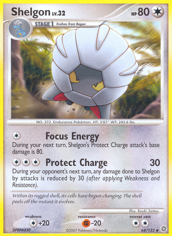 Shelgon (64/132) [Diamond & Pearl: Secret Wonders] | Enigma On Main