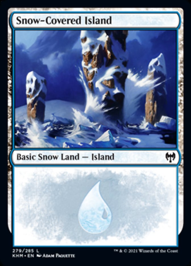 Snow-Covered Island (279) [Kaldheim] | Enigma On Main