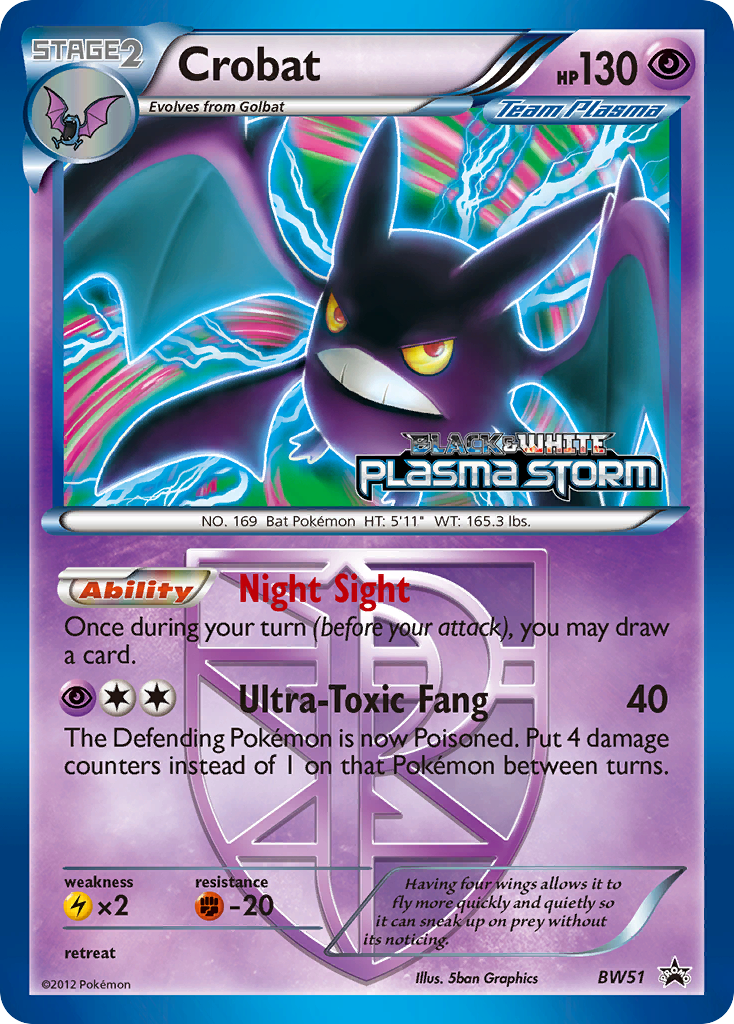 Crobat (BW51) [Black & White: Black Star Promos] | Enigma On Main