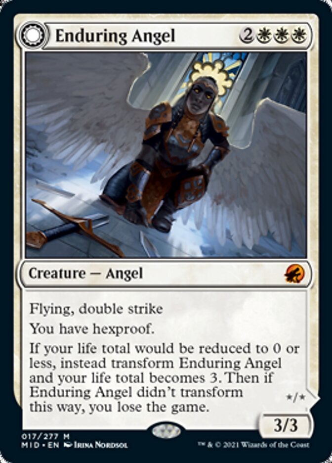 Enduring Angel // Angelic Enforcer [Innistrad: Midnight Hunt] | Enigma On Main