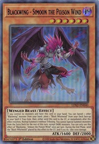 Blackwing - Simoon the Poison Wind (Blue) [LDS2-EN040] Ultra Rare | Enigma On Main