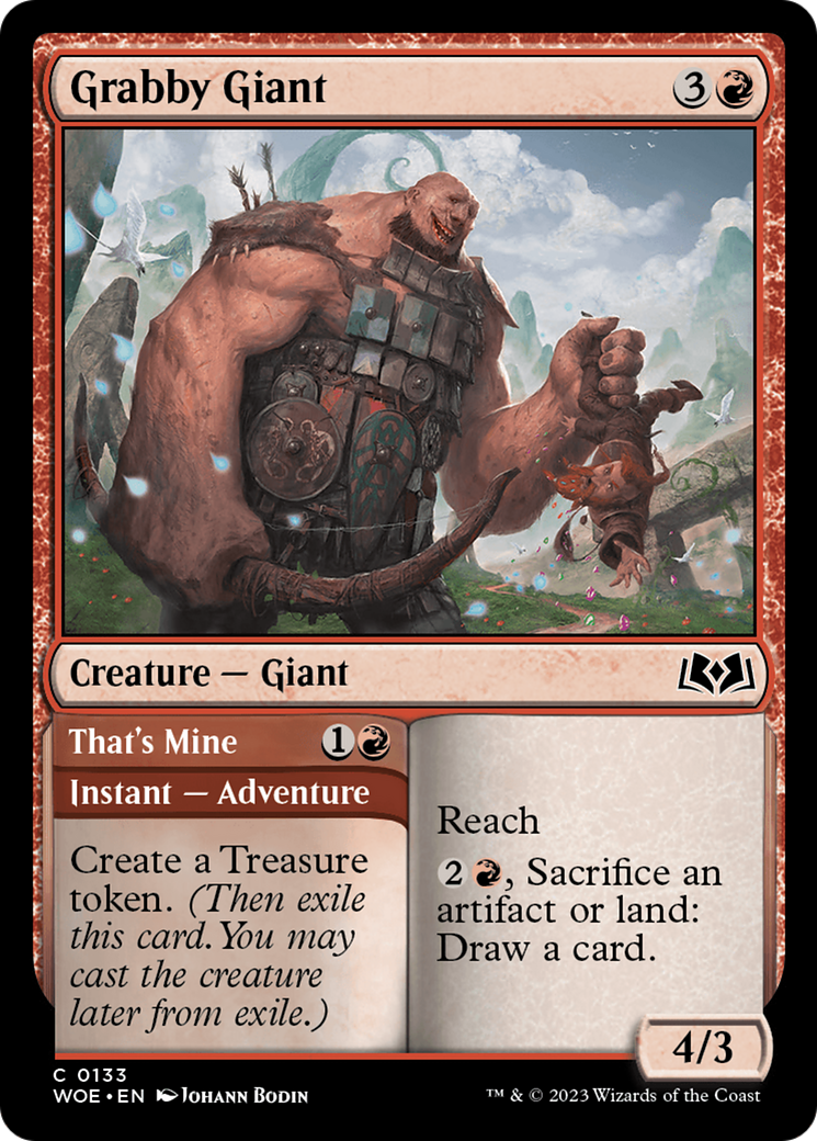 Grabby Giant // That's Mine [Wilds of Eldraine] | Enigma On Main