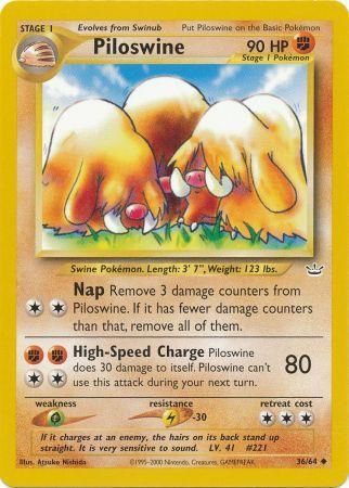 Piloswine (36/64) [Neo Revelation Unlimited] | Enigma On Main