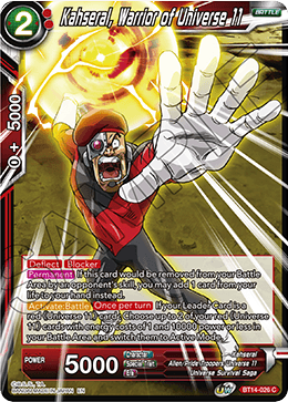 Kahseral, Warrior of Universe 11 (BT14-026) [Cross Spirits] | Enigma On Main