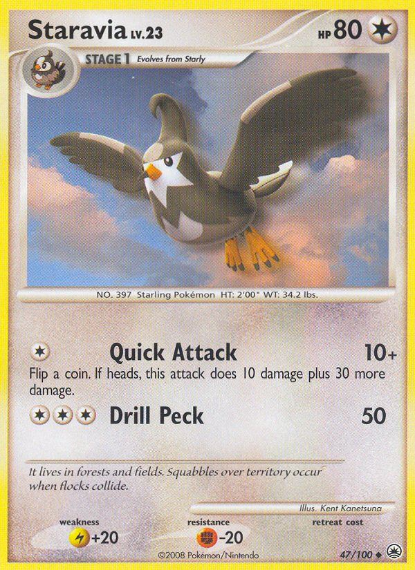 Staravia (47/100) [Diamond & Pearl: Majestic Dawn] | Enigma On Main