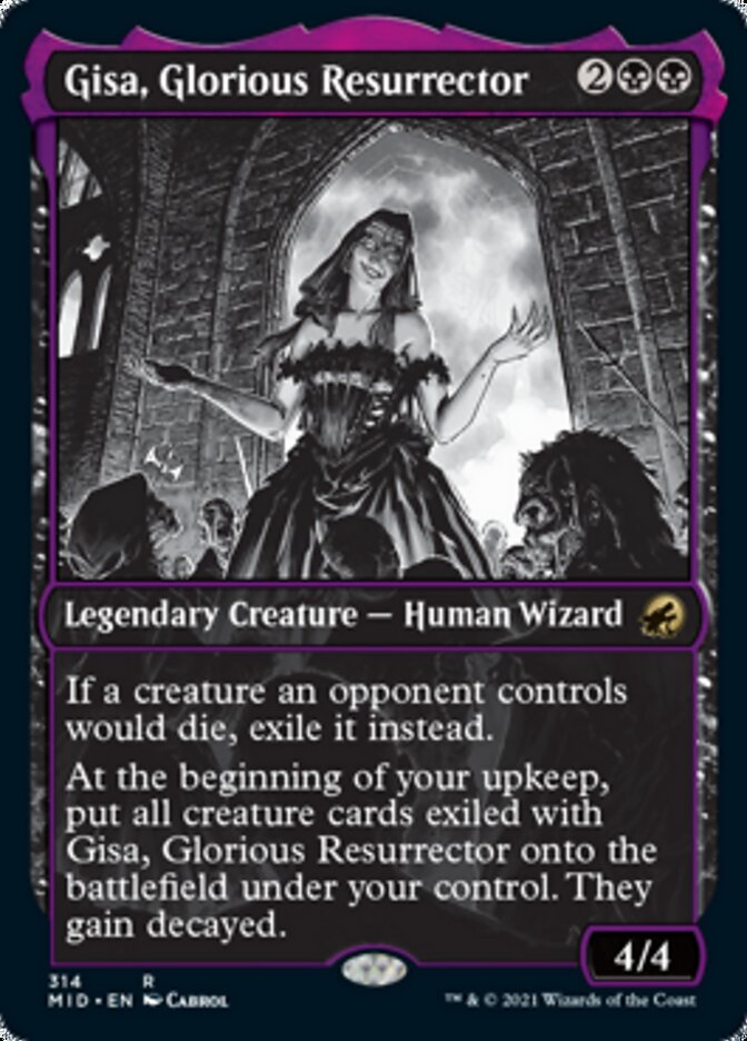 Gisa, Glorious Resurrector (Showcase Eternal Night) [Innistrad: Midnight Hunt] | Enigma On Main