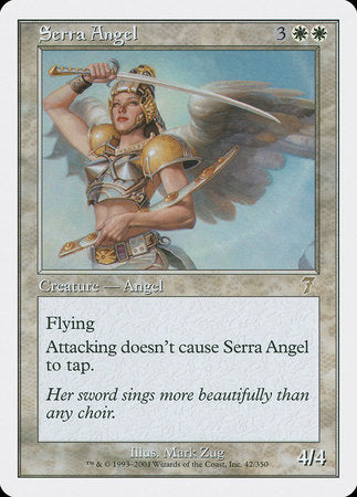 Serra Angel [Seventh Edition] | Enigma On Main