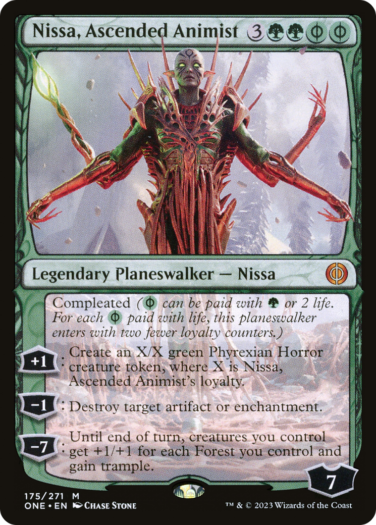 Nissa, Ascended Animist [Phyrexia: All Will Be One] | Enigma On Main