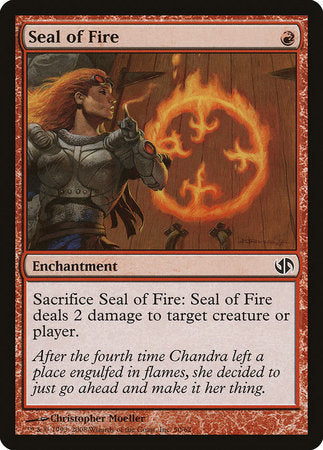 Seal of Fire [Duel Decks: Jace vs. Chandra] | Enigma On Main