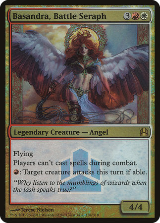 Basandra, Battle Seraph (Commander Launch Promo) [Commander 2011 Launch Party] | Enigma On Main