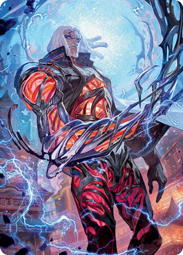 Tezzeret, Betrayer of Flesh Art Card [Kamigawa: Neon Dynasty Art Series] | Enigma On Main