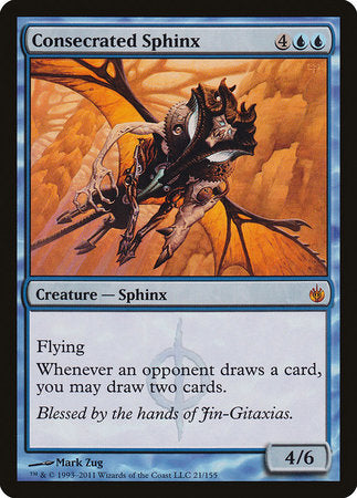Consecrated Sphinx [Mirrodin Besieged] | Enigma On Main