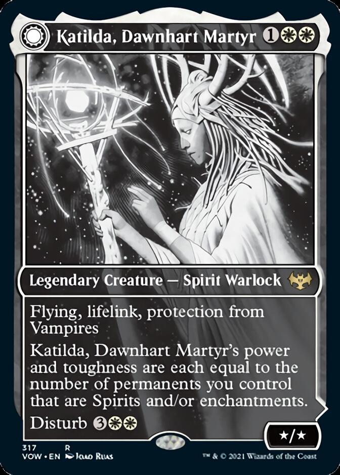 Katilda, Dawnhart Martyr // Katilda's Rising Dawn (Showcase Eternal Night) [Innistrad: Crimson Vow] | Enigma On Main