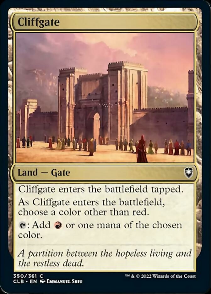 Cliffgate [Commander Legends: Battle for Baldur's Gate] | Enigma On Main