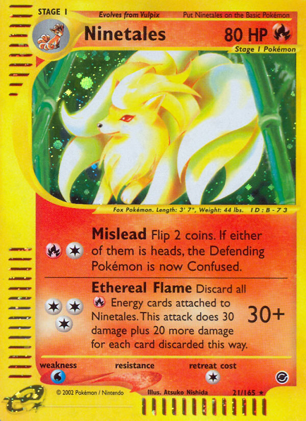 Ninetales (21/165) [Expedition: Base Set] | Enigma On Main