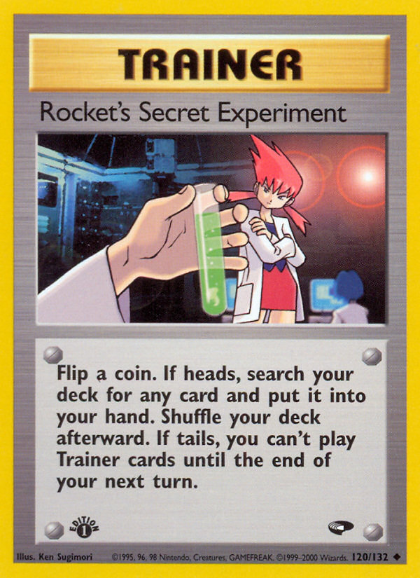 Rocket's Secret Experiment (120/132) [Gym Challenge 1st Edition] | Enigma On Main