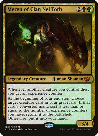 Meren of Clan Nel Toth (Oversized) [Commander 2015 Oversized] | Enigma On Main