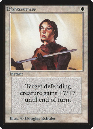 Righteousness [Limited Edition Beta] | Enigma On Main
