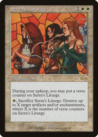 Serra's Liturgy [Urza's Saga] | Enigma On Main