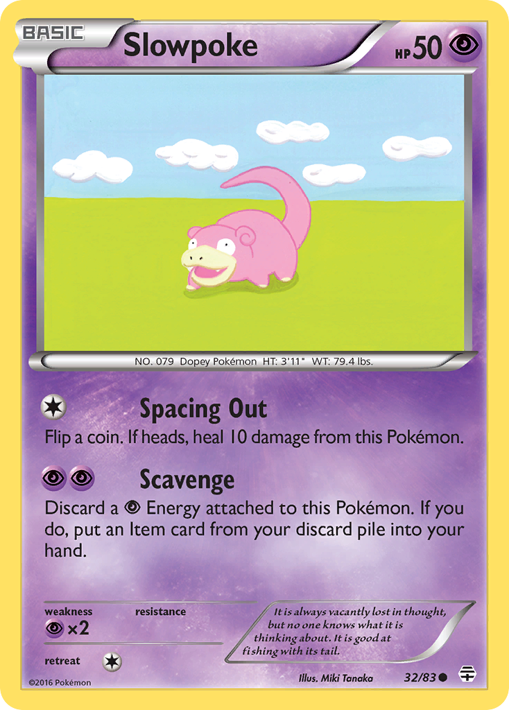 Slowpoke (32/83) [XY: Generations] | Enigma On Main