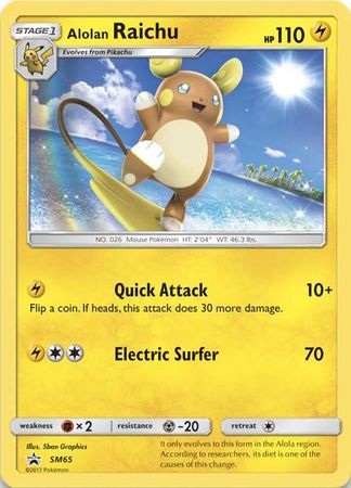 Alolan Raichu (SM65) (Jumbo Card) [Sun & Moon: Black Star Promos] | Enigma On Main