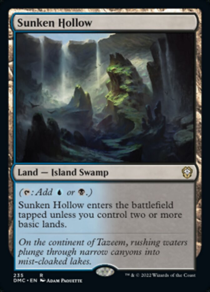 Sunken Hollow [Dominaria United Commander] | Enigma On Main