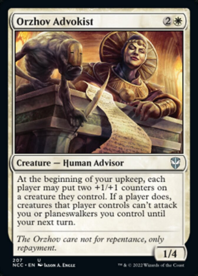 Orzhov Advokist [Streets of New Capenna Commander] | Enigma On Main