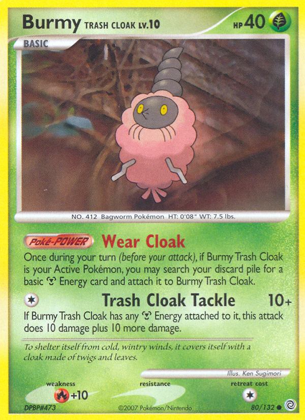 Burmy Trash Cloak (80/132) [Diamond & Pearl: Secret Wonders] | Enigma On Main