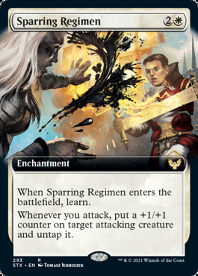 Sparring Regimen (Extended) [Strixhaven: School of Mages] | Enigma On Main