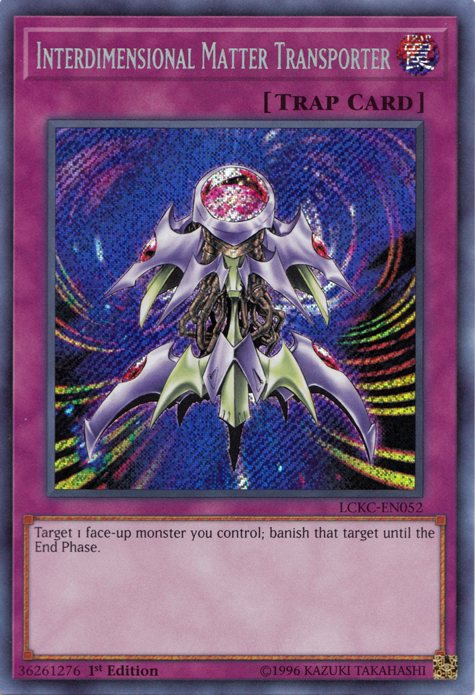 Interdimensional Matter Transporter [LCKC-EN052] Secret Rare | Enigma On Main