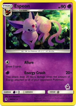 Espeon (89/214) (Mewtwo Deck) [Battle Academy 2020] | Enigma On Main