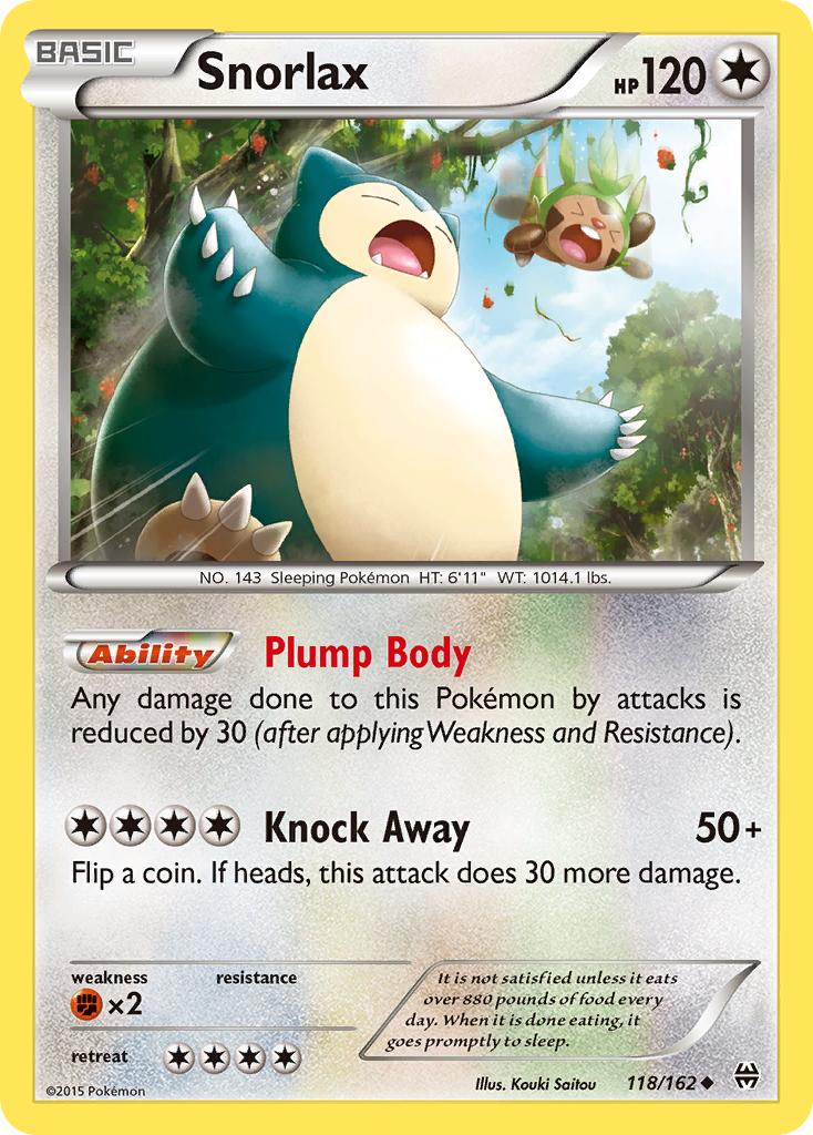 Snorlax (118/162) [XY: BREAKthrough] | Enigma On Main