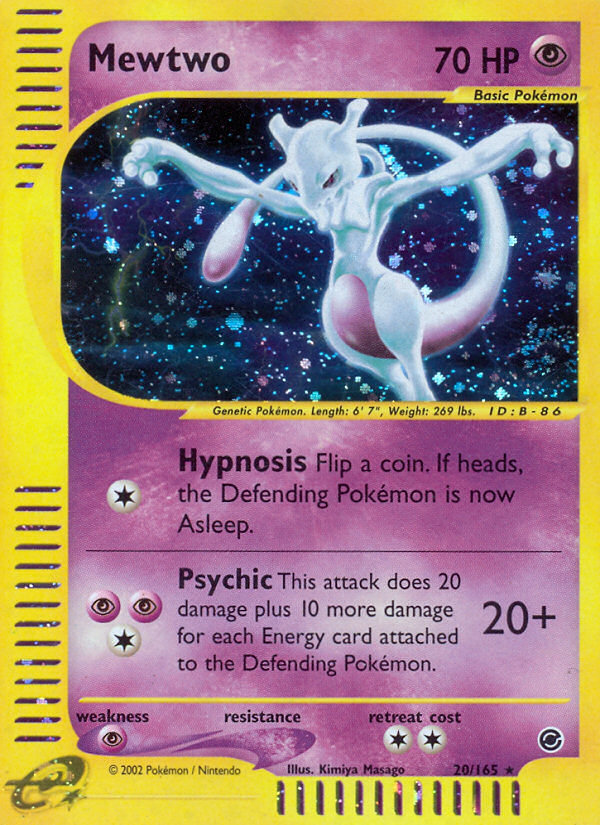 Mewtwo (20/165) [Expedition: Base Set] | Enigma On Main