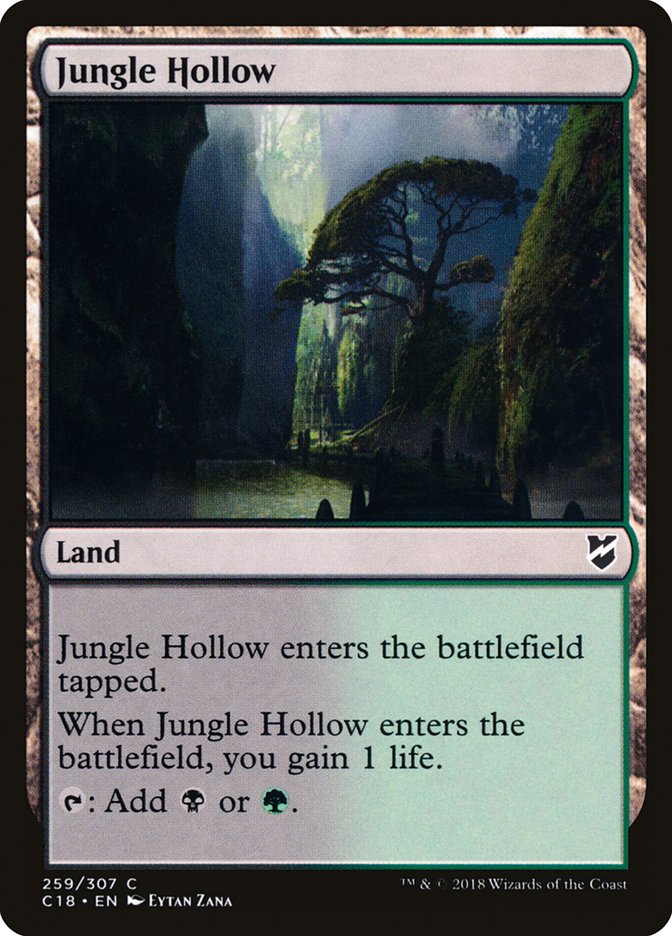 Jungle Hollow [Commander 2018] | Enigma On Main