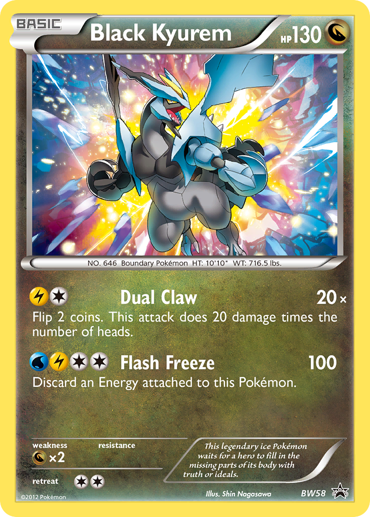 Black Kyurem (BW58) [Black & White: Black Star Promos] | Enigma On Main