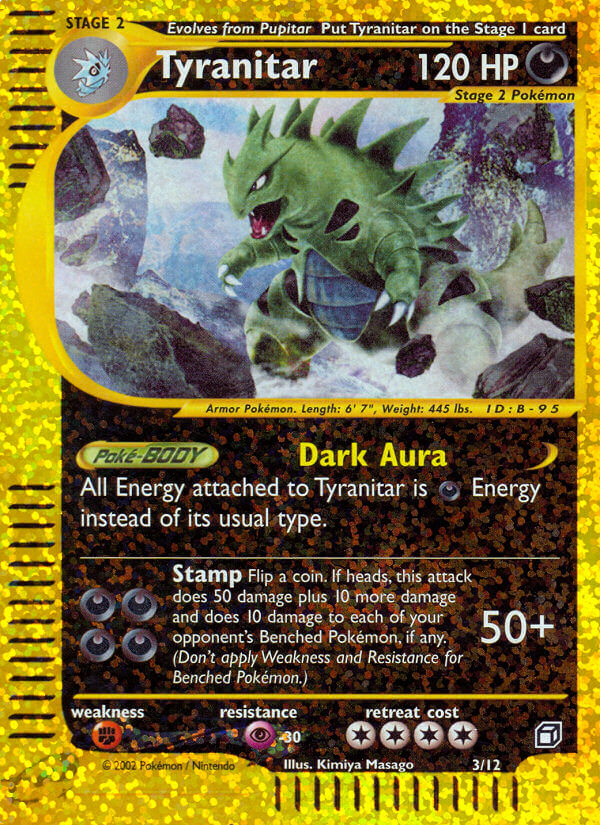 Tyranitar (3/12) [Box Topper] | Enigma On Main