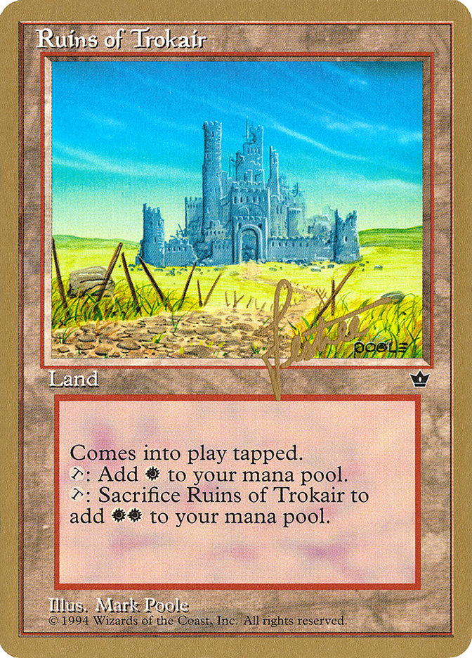 Ruins of Trokair (Bertrand Lestree) [Pro Tour Collector Set] | Enigma On Main