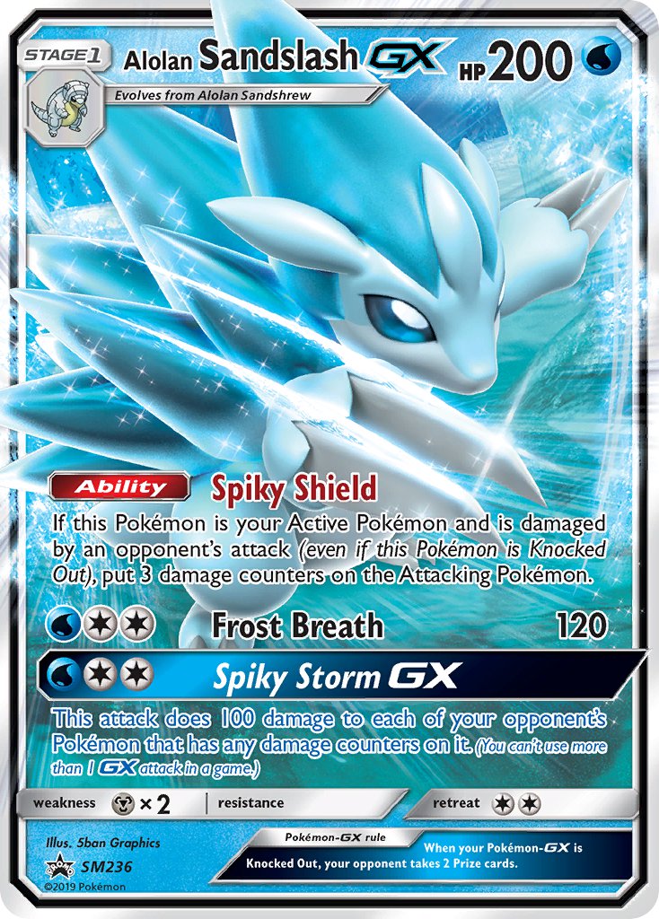 Alolan Sandslash GX (SM236) [Sun & Moon: Black Star Promos] | Enigma On Main