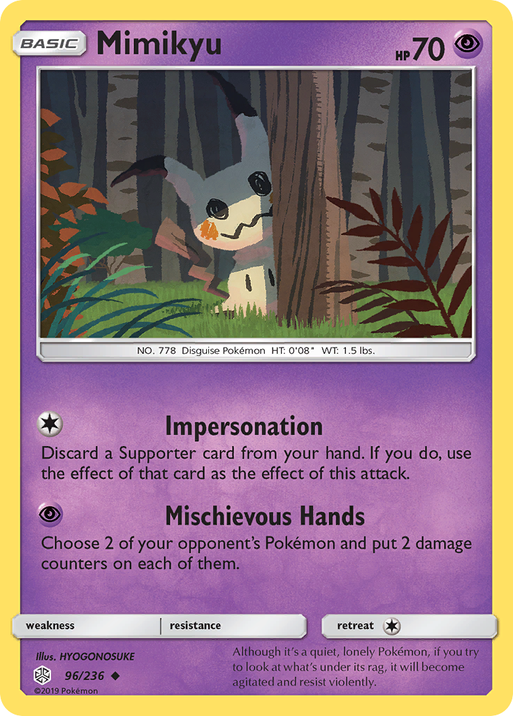 Mimikyu (96/236) [Sun & Moon: Cosmic Eclipse] | Enigma On Main