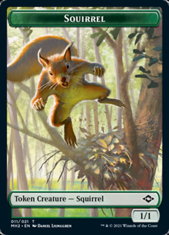 Squirrel Token // Zombie Token [Modern Horizons 2 Tokens] | Enigma On Main