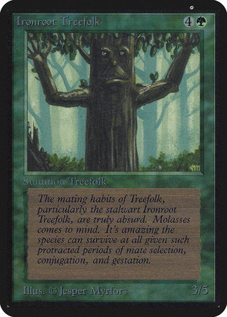 Ironroot Treefolk [Limited Edition Alpha] | Enigma On Main