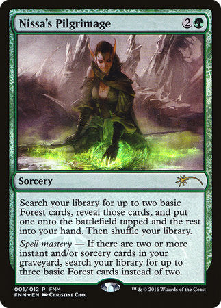 Nissa's Pilgrimage [Friday Night Magic 2016] | Enigma On Main