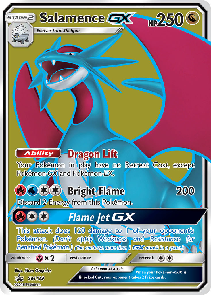 Salamence GX (SM139) [Sun & Moon: Black Star Promos] | Enigma On Main