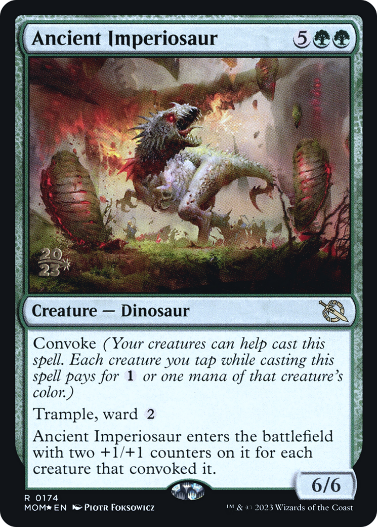 Ancient Imperiosaur [March of the Machine Prerelease Promos] | Enigma On Main