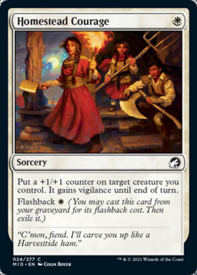 Homestead Courage [Innistrad: Midnight Hunt] | Enigma On Main