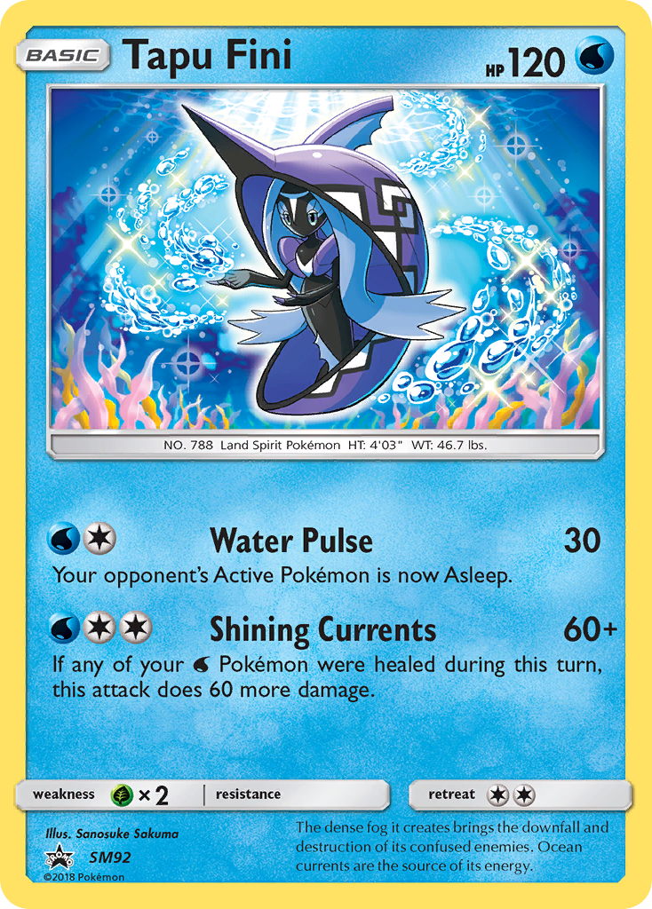 Tapu Fini (SM92) [Sun & Moon: Black Star Promos] | Enigma On Main