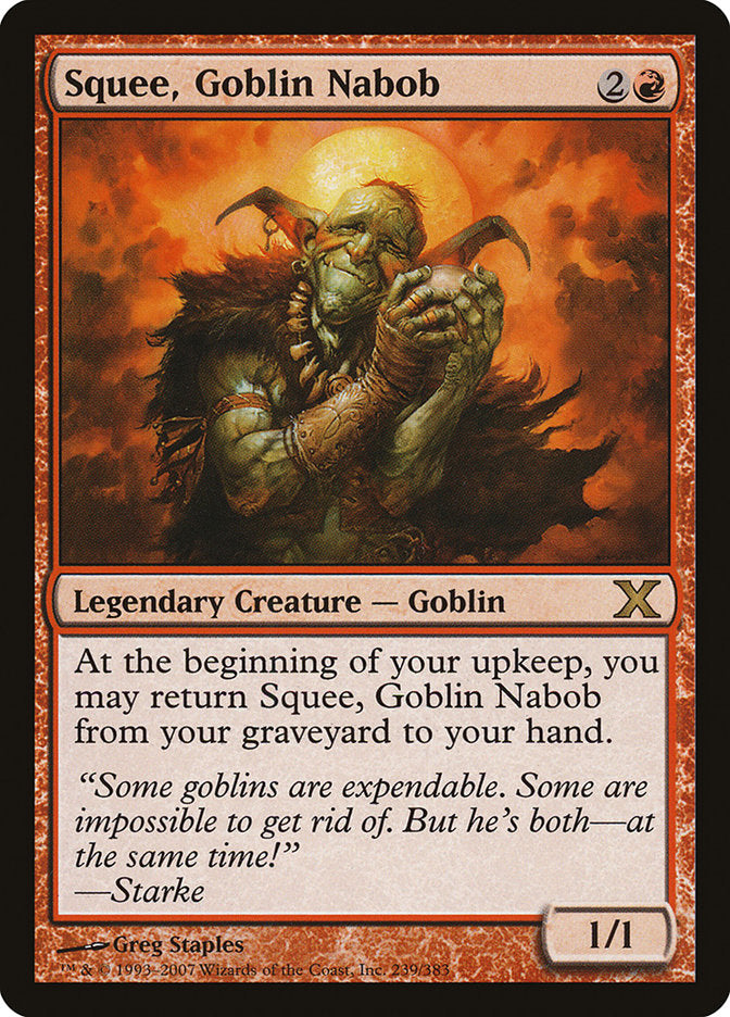 Squee, Goblin Nabob [Tenth Edition] | Enigma On Main