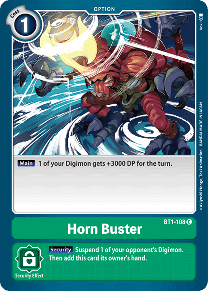 Horn Buster [BT1-108] [Release Special Booster Ver.1.0] | Enigma On Main